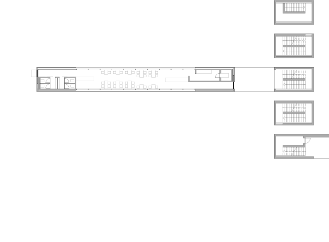 Entwurf Kanalüberführung Münster-Gelmer von Maria Rieping und Melanie Biermann bei Prof. Schilling_ Grundrisse